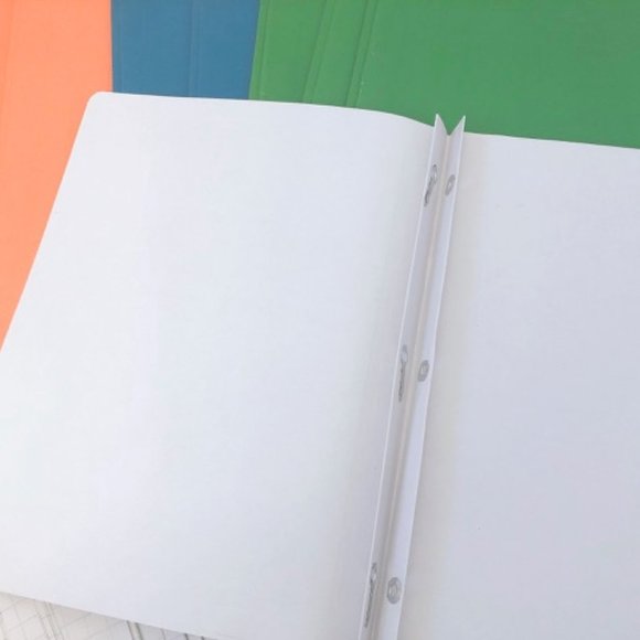 NEW Stationary Duotang Folder Grid Paper Divider - Picture 7 of 7